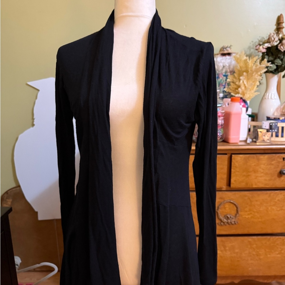 Black Long Sleeve Cardigan
